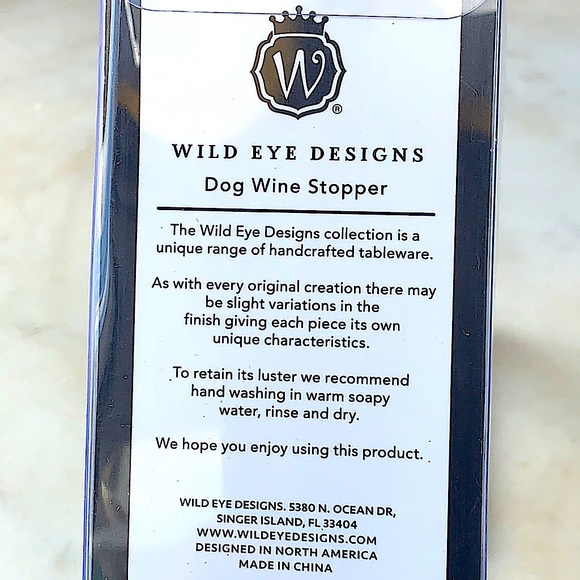 WILD EYE DESIGNS WINE STOPPER SILVER DACHSHUND - Picture 6 of 6